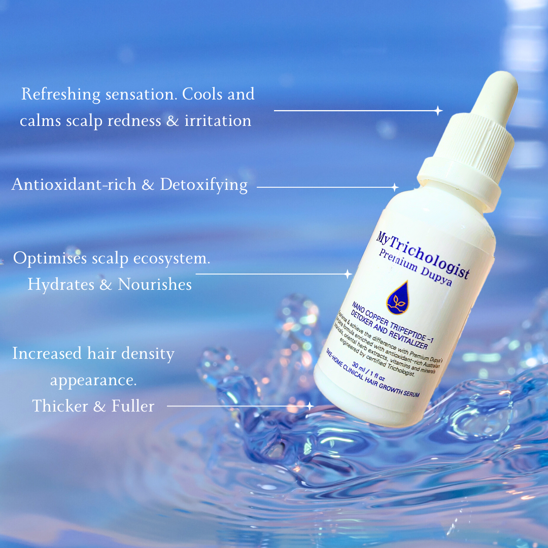 2 x Take-Home Hair Growth Serum - Detoxer & Revitalizer. SAVE & GROW PACKAGE (SAVE 25%)