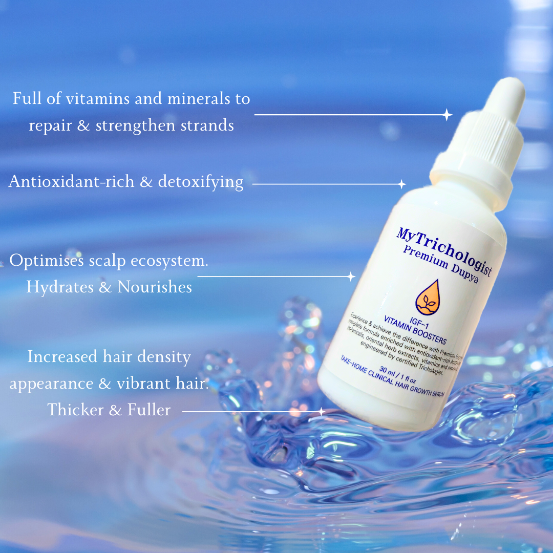 2 x Take-Home Hair Growth Serum - Vitamin Boosters. SAVE & GROW PACKAGE (SAVE 25%)